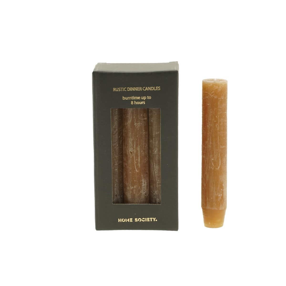 Home Society Dinerkaars Sienna Bruin 14 cm 6 stuks