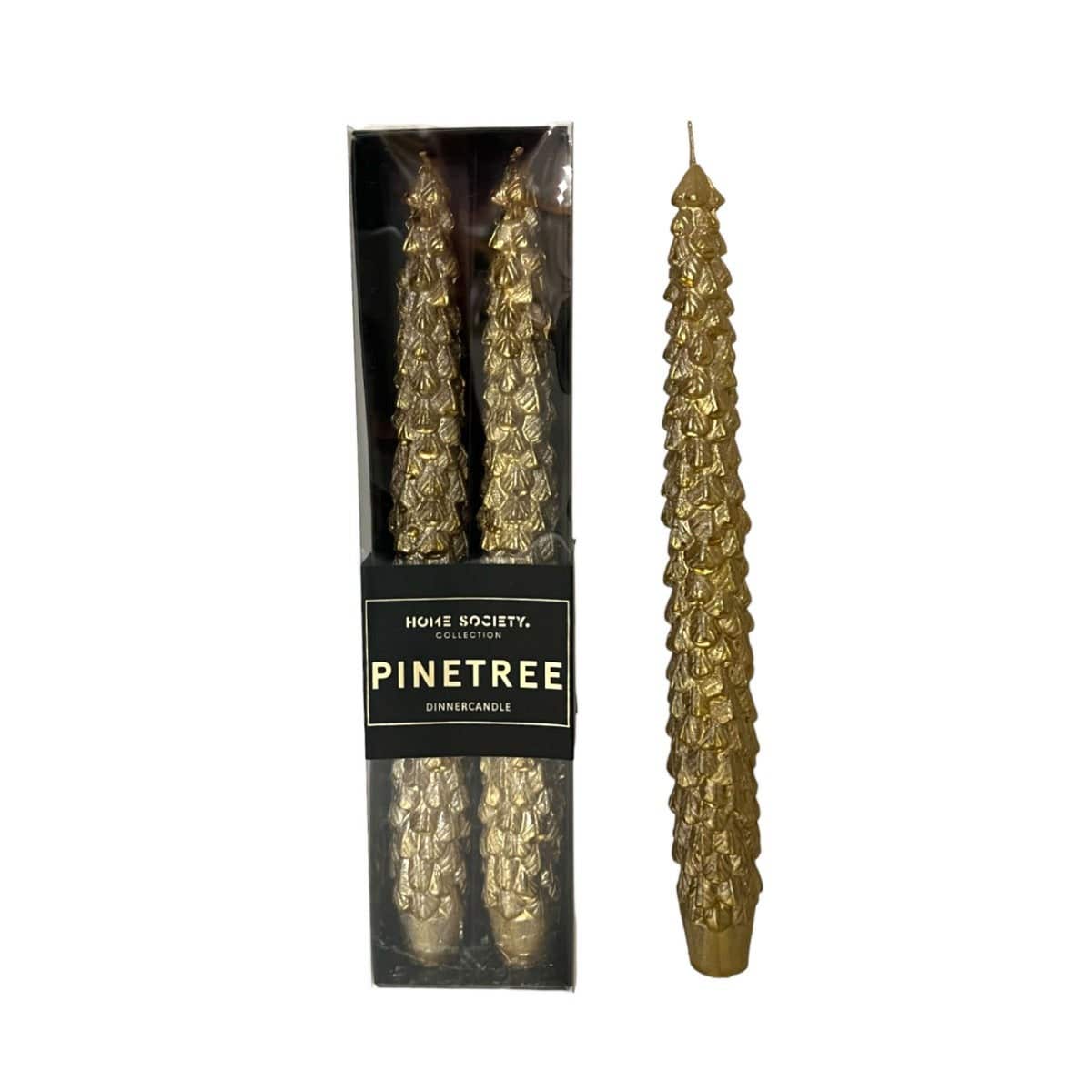 Home Society Dinerkaars Pinetree Goud 25 cm