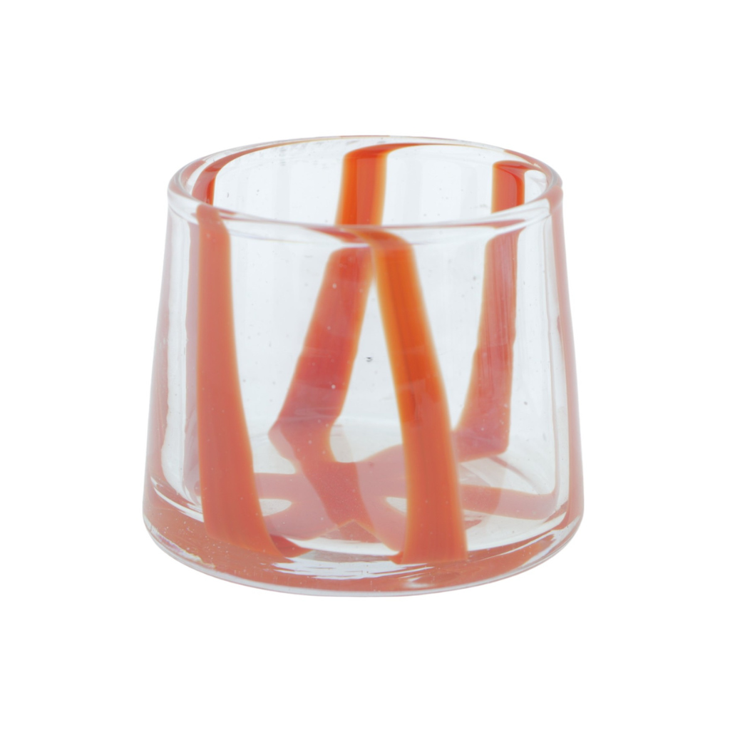 Home Society Theelichthouder Twist Rood 10 cm