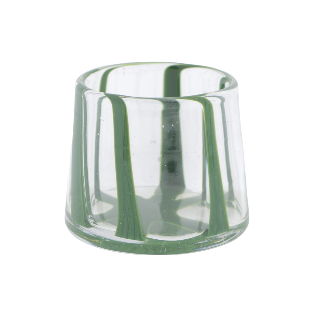 Home Society Theelichthouder Twist Groen 10 cm