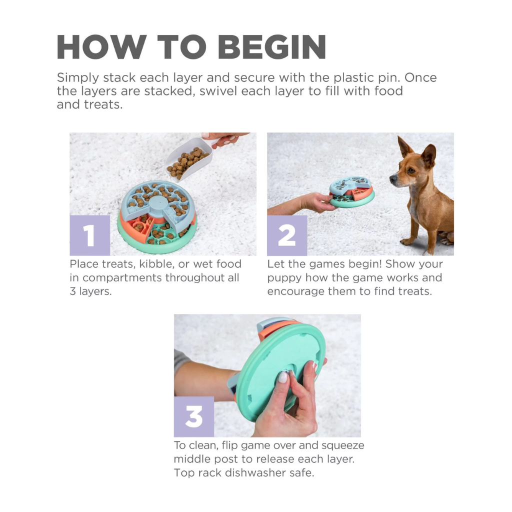 Outward Hound Nina Ottosson Puppy Lickin'Layers 1St