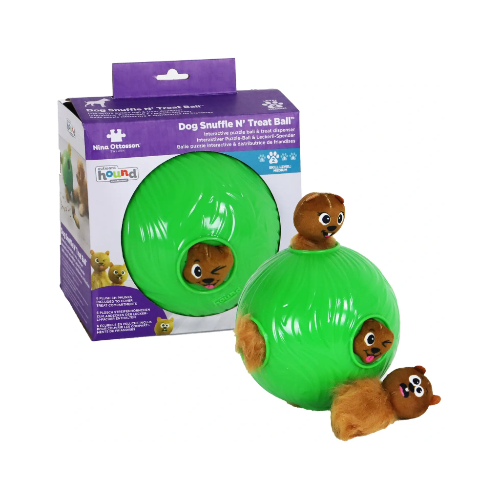 Nina Ottosson hondenspel dog snuffle n'treat ball