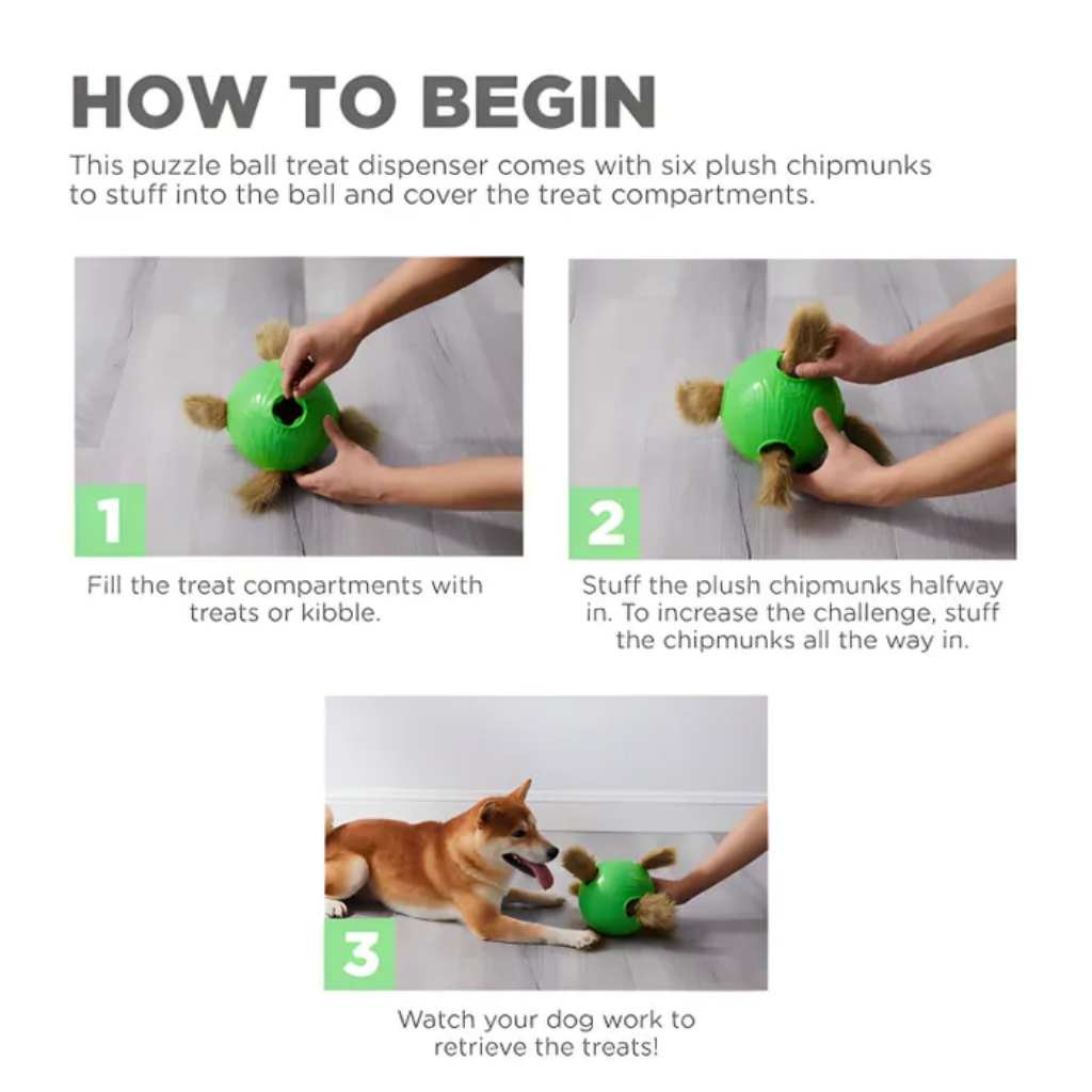 Nina Ottosson hondenspel dog snuffle n'treat ball