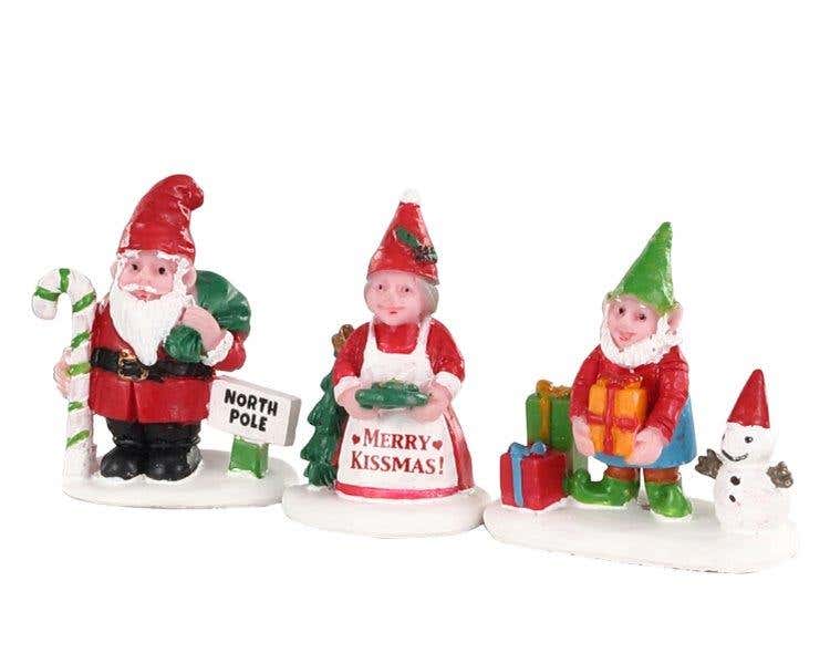 Lemax Christmas garden gnomes