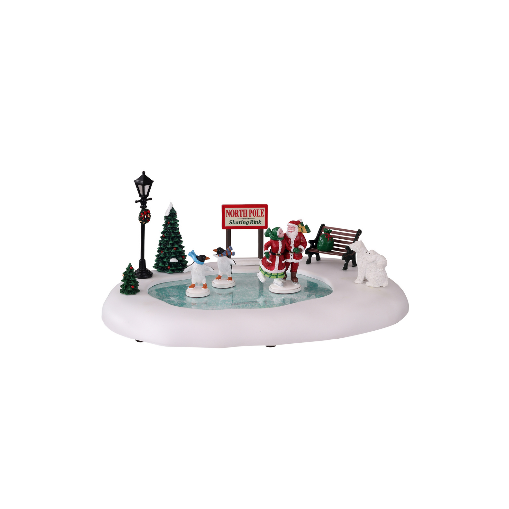 Lemax North Pole skating rink