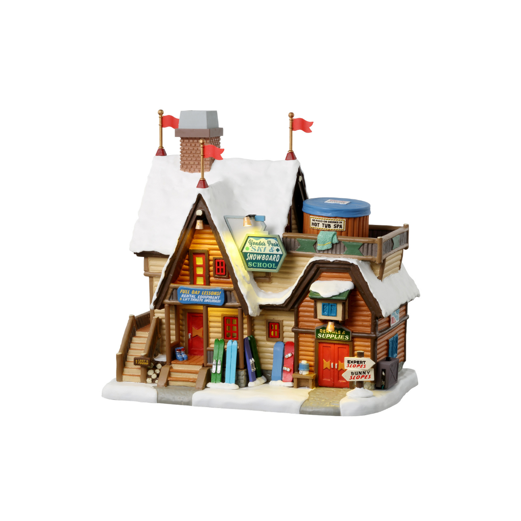 Lemax Yonder peak ski & snowboard school