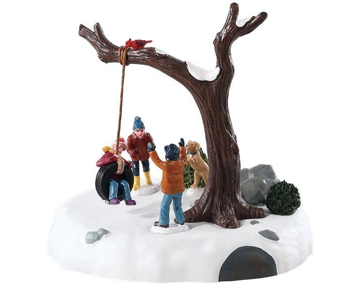 Lemax Tire Swing Twirl