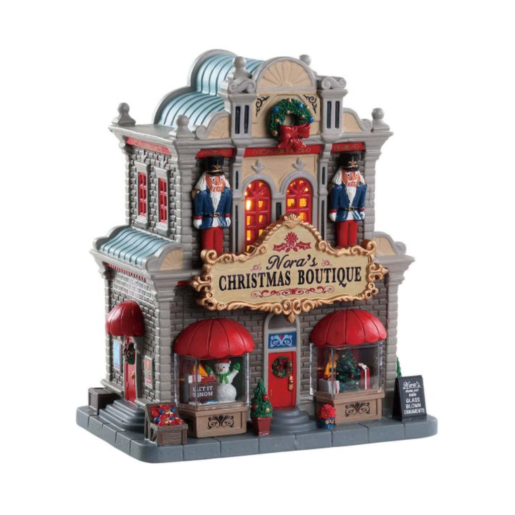 Lemax Nora's Christmas Boutique met verlichting