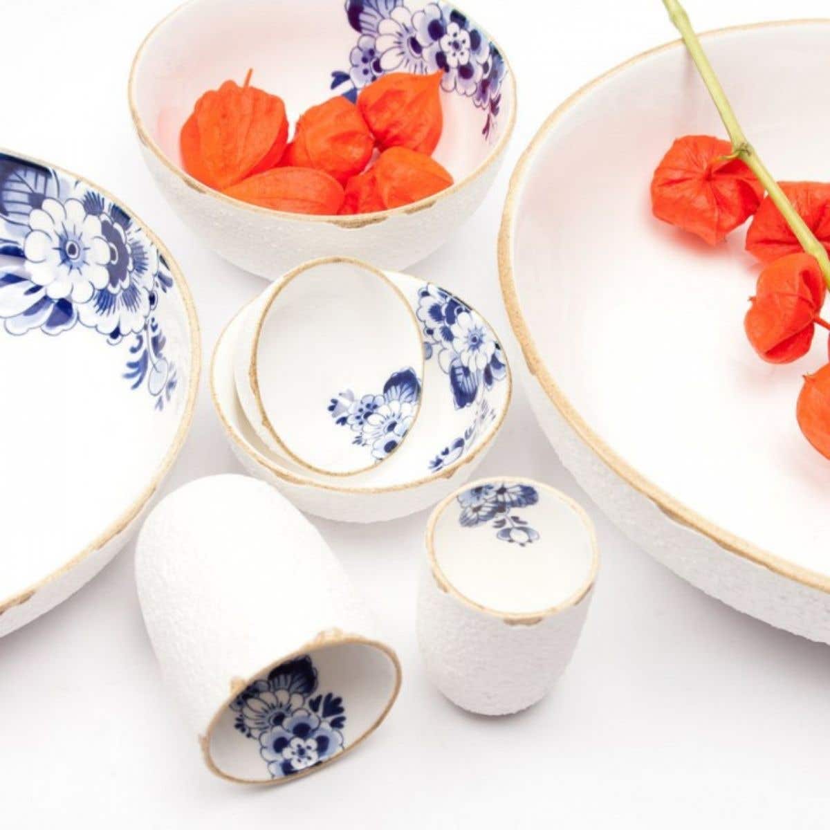 Heinen Delfts Blauw Bloesem Dipschaaltje