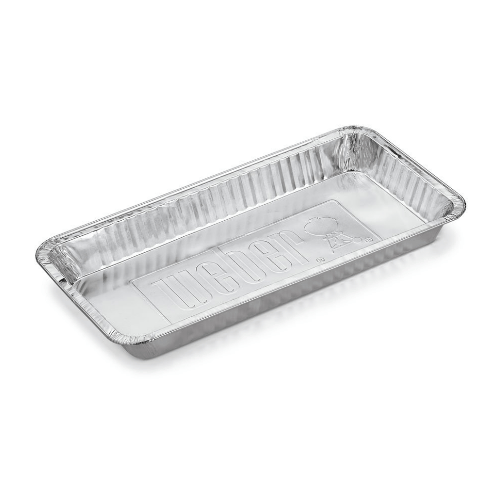 Weber Aluminium Lekbakjes 5 stuks 42 x 21.6 x 3.3 cm
