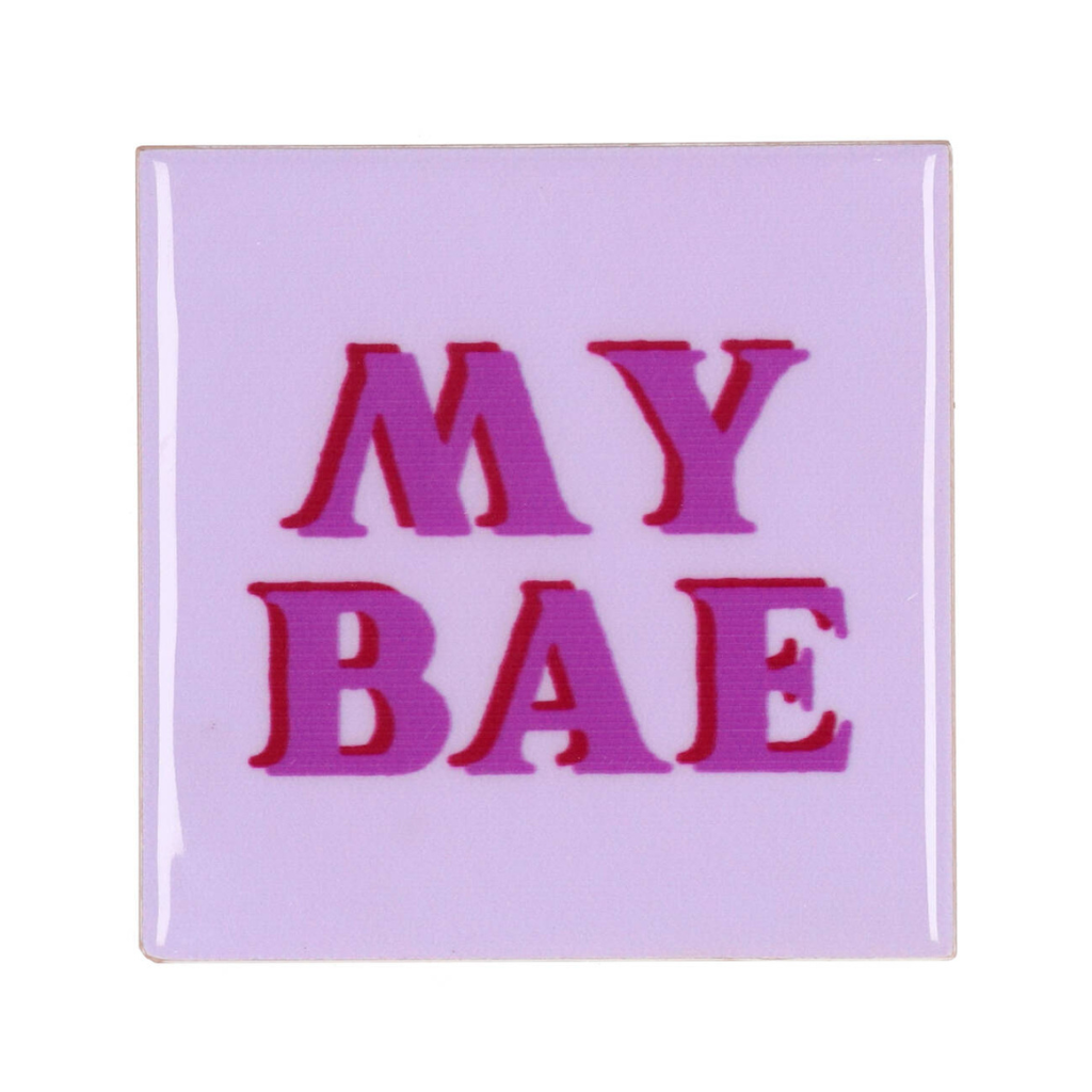 Tegel My Bae Paars 10 x 10 cm
