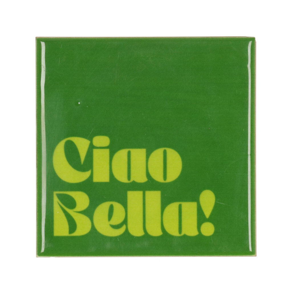 Tegel Ciao Bella! Groen 10 x 10 cm