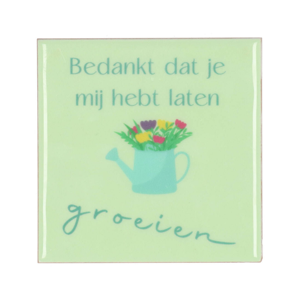 Tegel Groeien Groen 10 x 10 cm