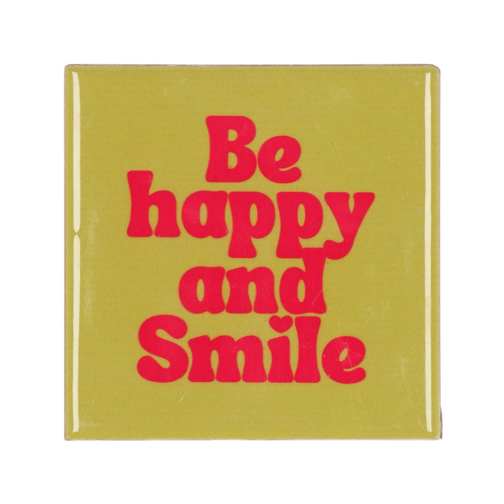 Tegel Be Happy Groen 10 x 10 cm