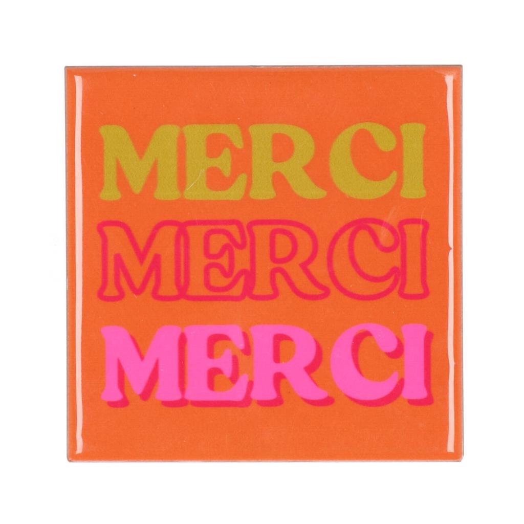 Tegel Merci Oranje 10 x 10 cm