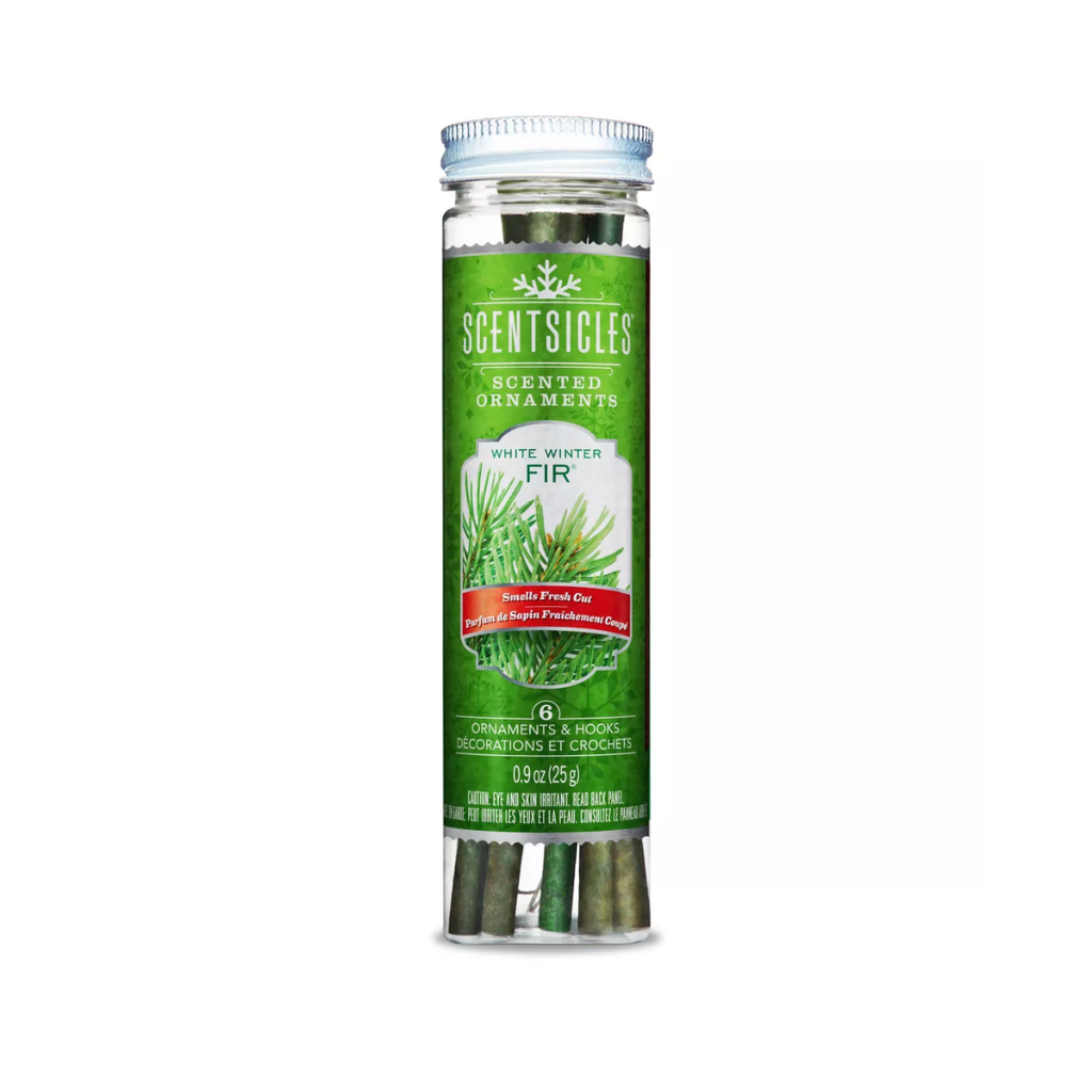 Scentsicles Geurstokjes met haakjes White Winter fir 6 stuks