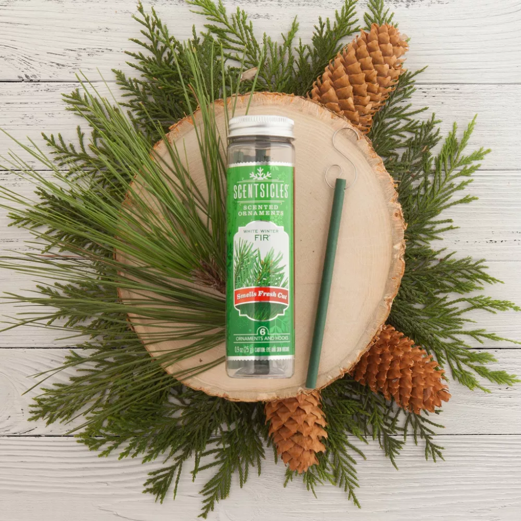 Scentsicles Geurstokjes met haakjes White Winter fir 6 stuks