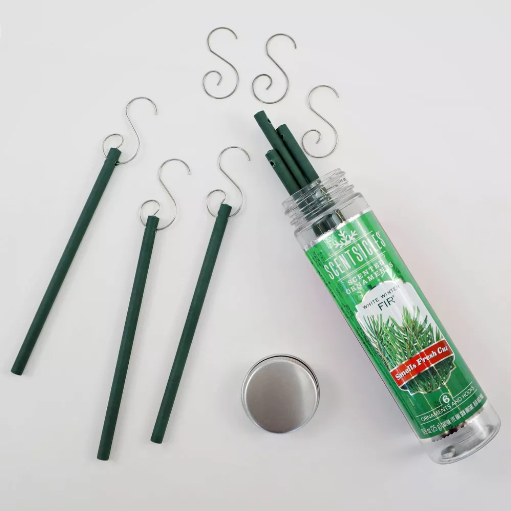 Scentsicles Geurstokjes met haakjes White Winter fir 6 stuks