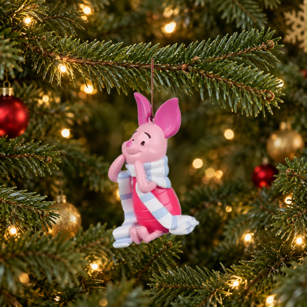 Kurt Adler Kerstornament Piglet Winnie The Pooh Roze