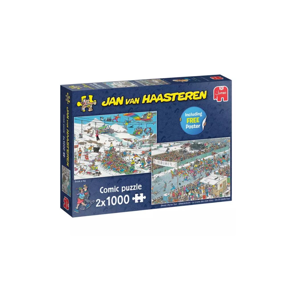Jan van Haasteren Puzzel Kerst Break a Leg & Eleven City Tour