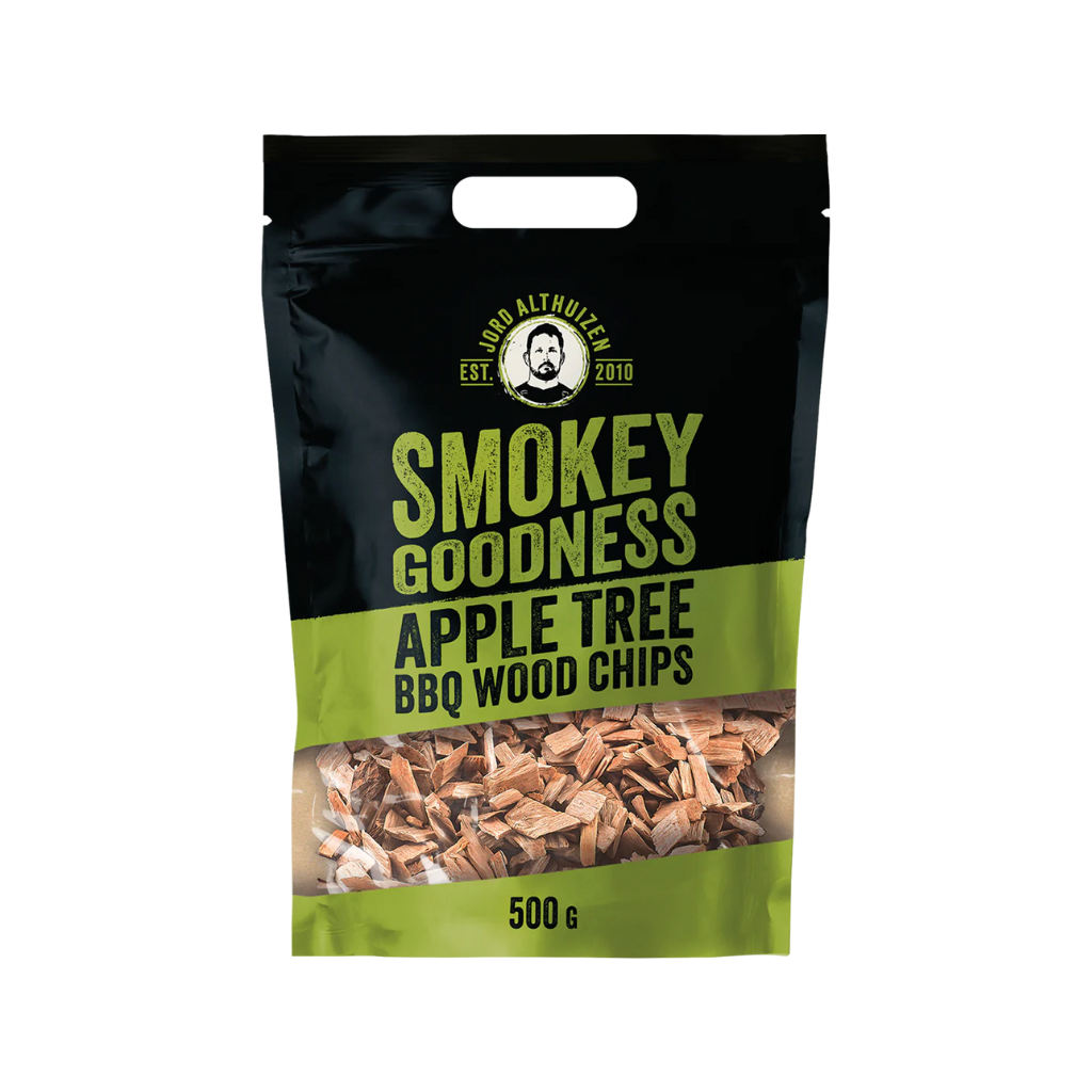 Smokey Goodness BBQ woodchips appel 500g