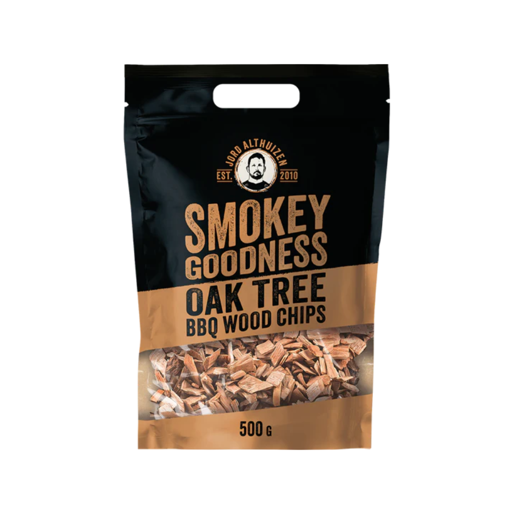 Smokey Goodness BBQ woodchips oak 500g