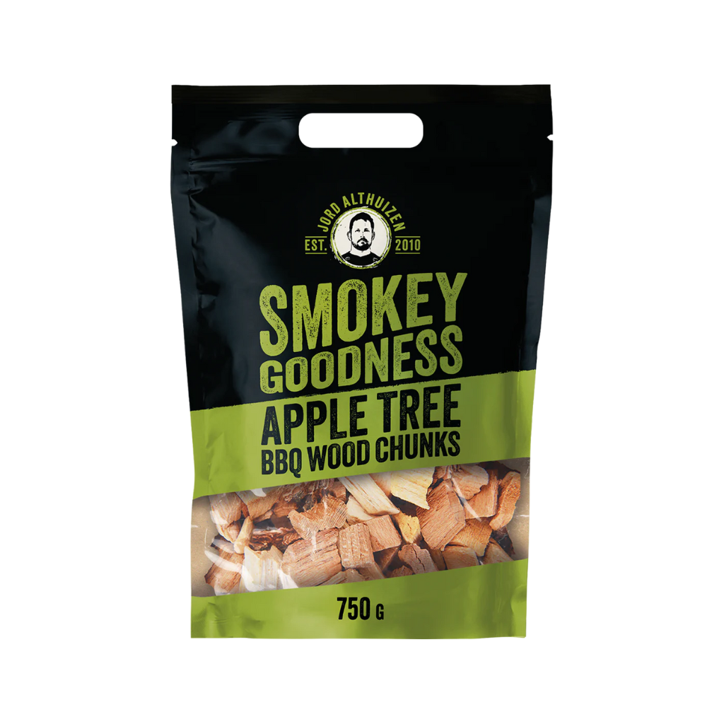 Smokey Goodness BBQ Woodchunks Appel 750 g