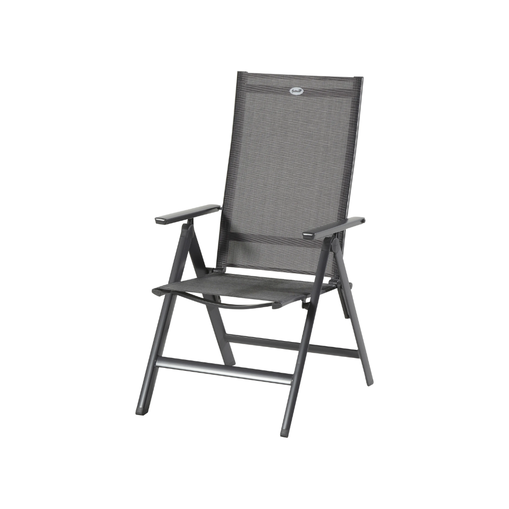 Hartman Verstelbare Tuinstoel Aruba Antraciet 73 x 61 x 113 cm