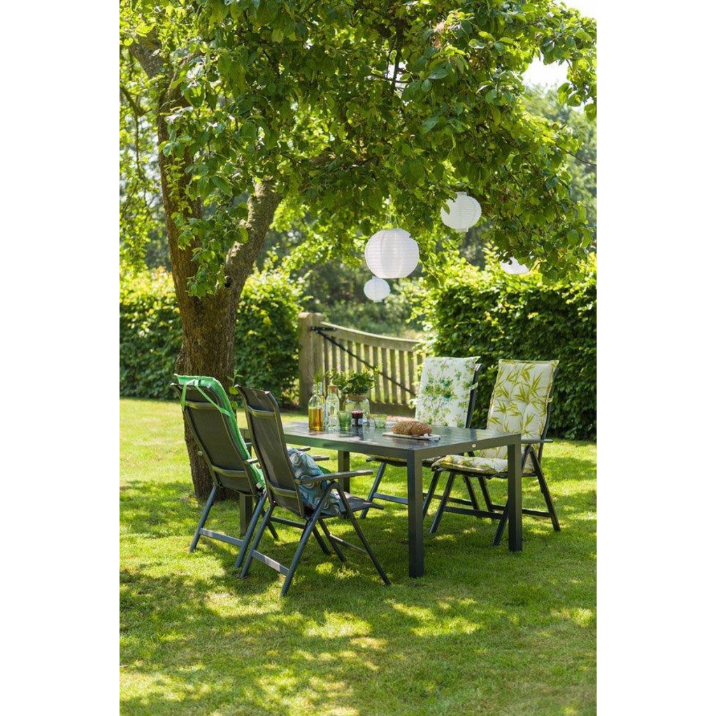 Hartman Verstelbare Tuinstoel Alice Antraciet 63 x 68 x 110 cm