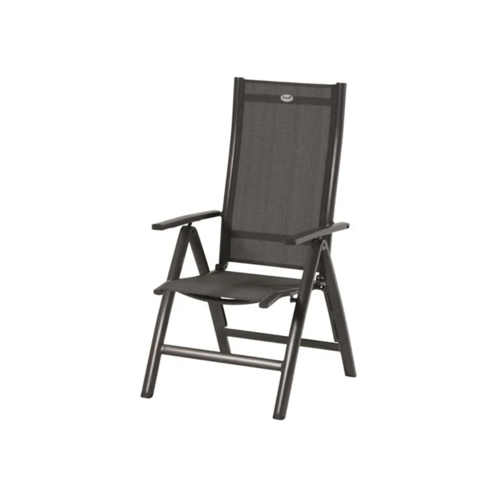 Hartman Verstelbare Tuinstoel Troy Antraciet 70 x 62 x 112 cm