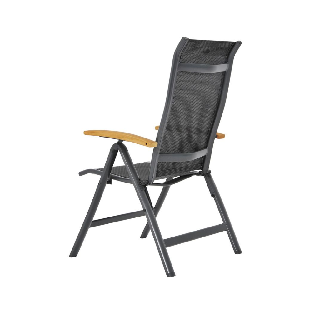 Hartman Verstelbare Tuinstoel Elisa Teak Grijs 54 x 61.5 x 110 cm