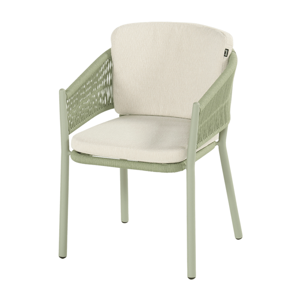 Hartman Eettaftelstoel Altea Rope Soft Green