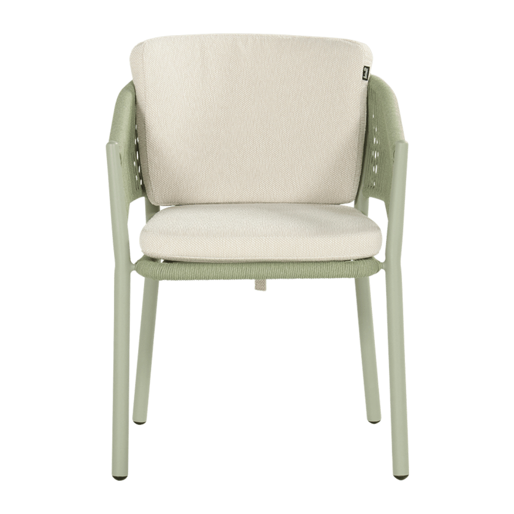 Hartman Eettaftelstoel Altea Rope Soft Green