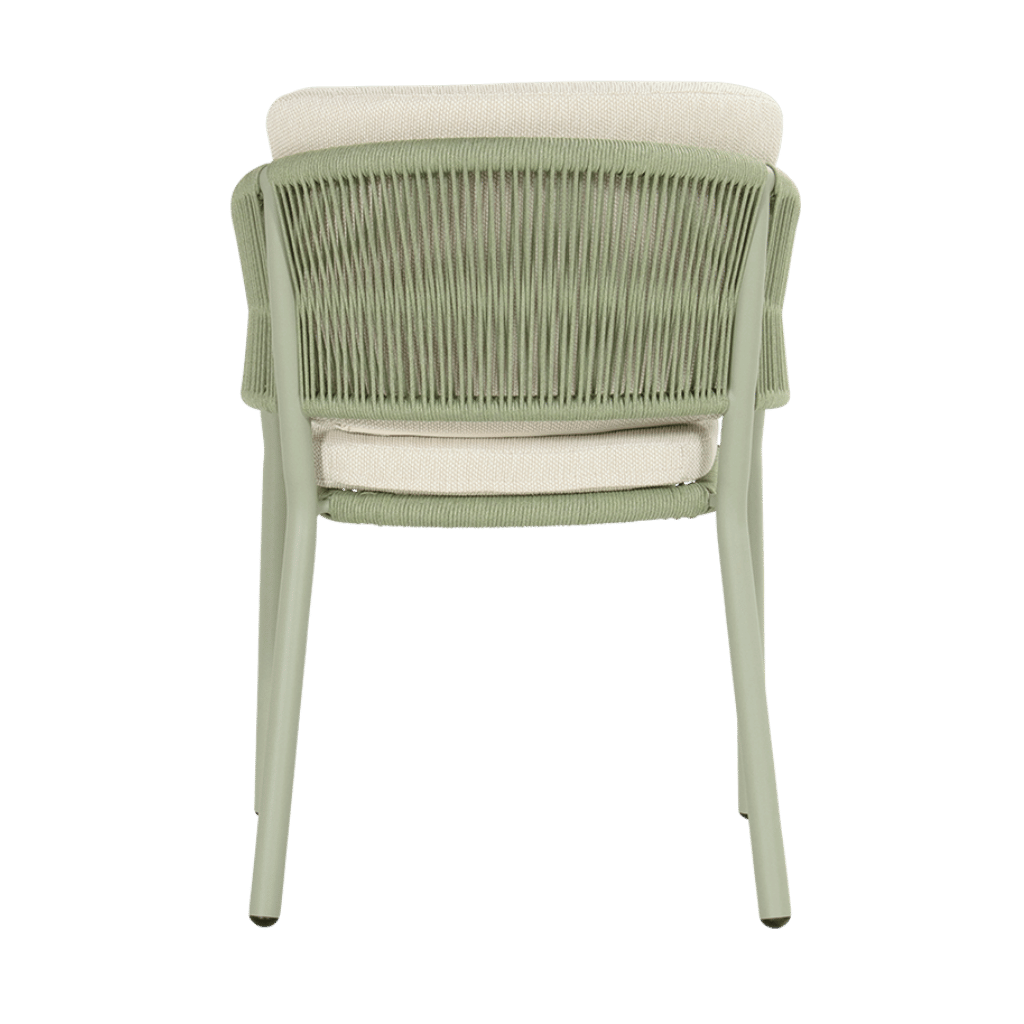 Hartman Eettaftelstoel Altea Rope Soft Green