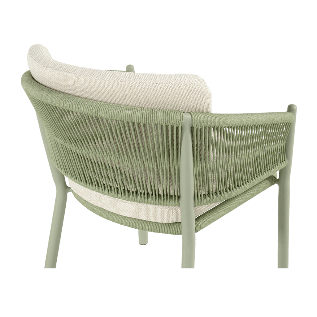 Hartman Eettaftelstoel Altea Rope Soft Green