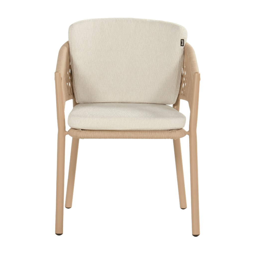 Hartman Eettaftelstoel Altea Rope Cappuccino