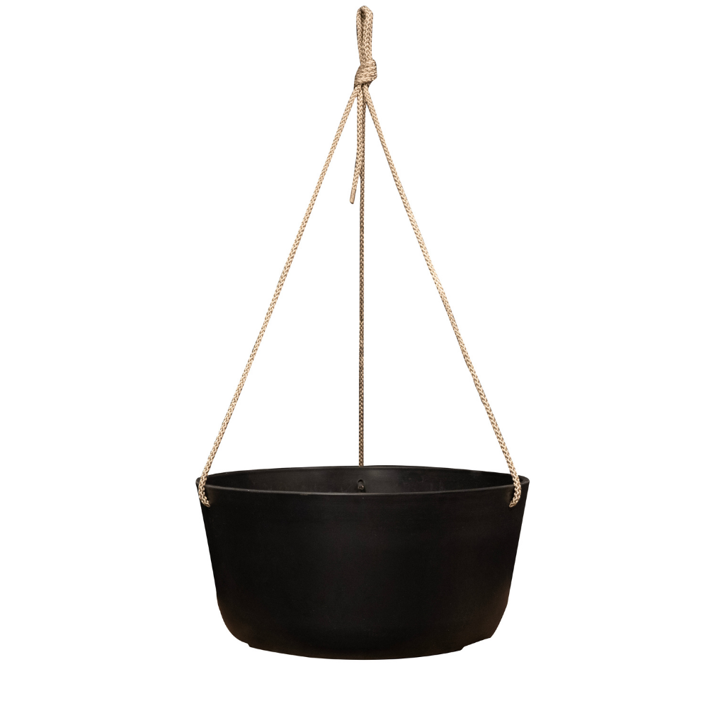TS Collection Hangpot Palermo Zwart 12 x 27 cm