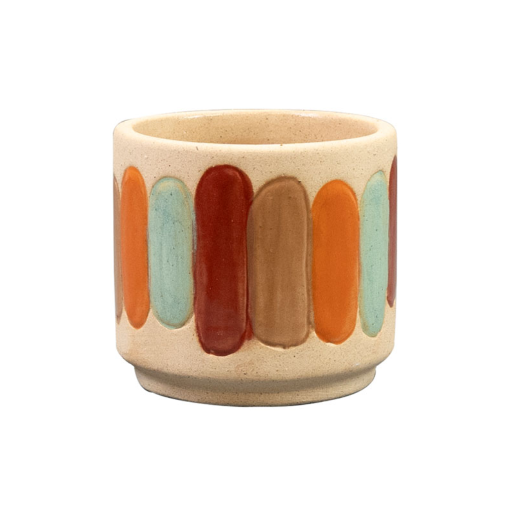 Pot Anna striped 7 x 6 cm