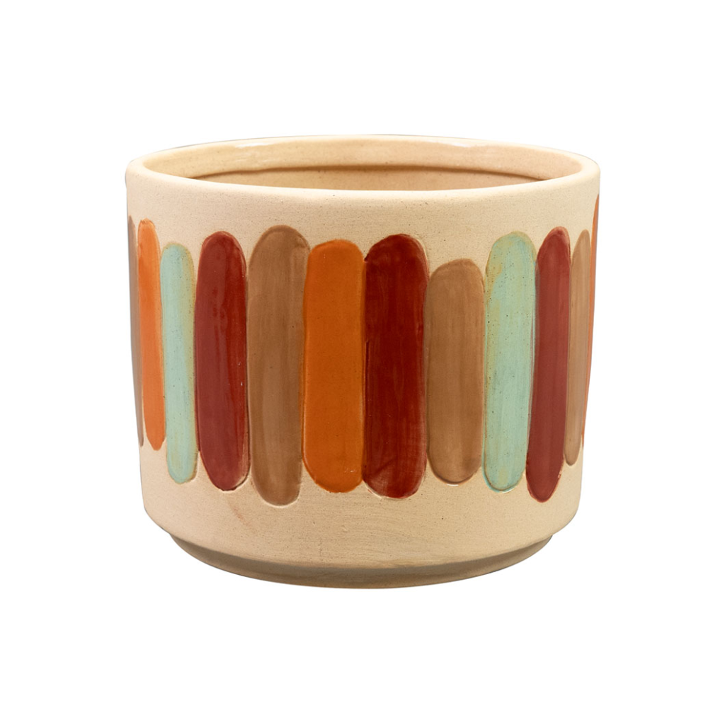 Pot Anna striped 17 x 15 cm