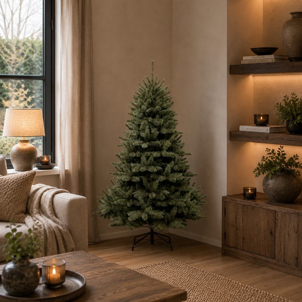 Triumph Tree Kunstkerstboom Forest Frosted Groen 120 x 99 cm