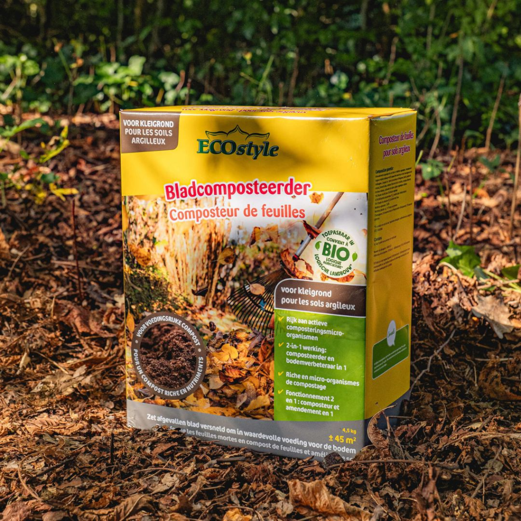 ECOstyle Bladcomposteerder kleigrond 4.5kg