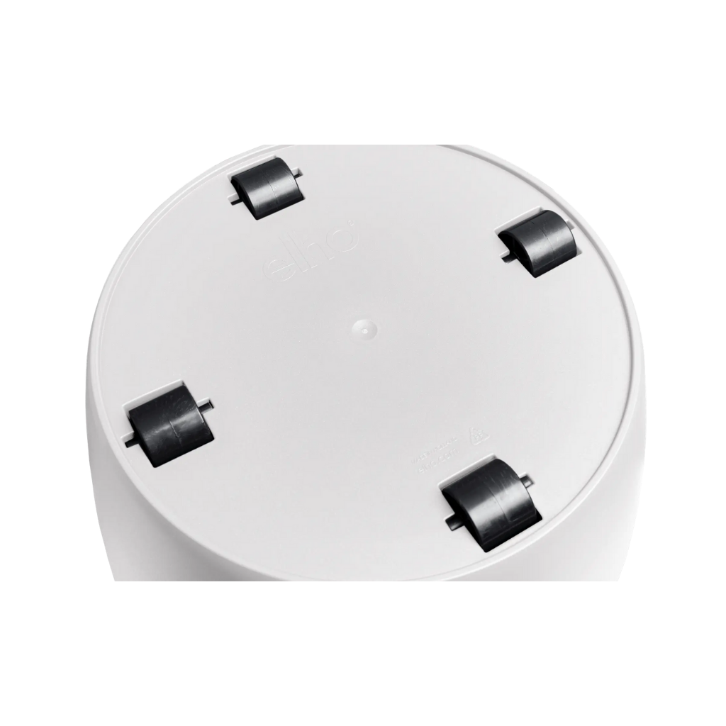 Elho Brussels Rond Wielen 35cm Wit
