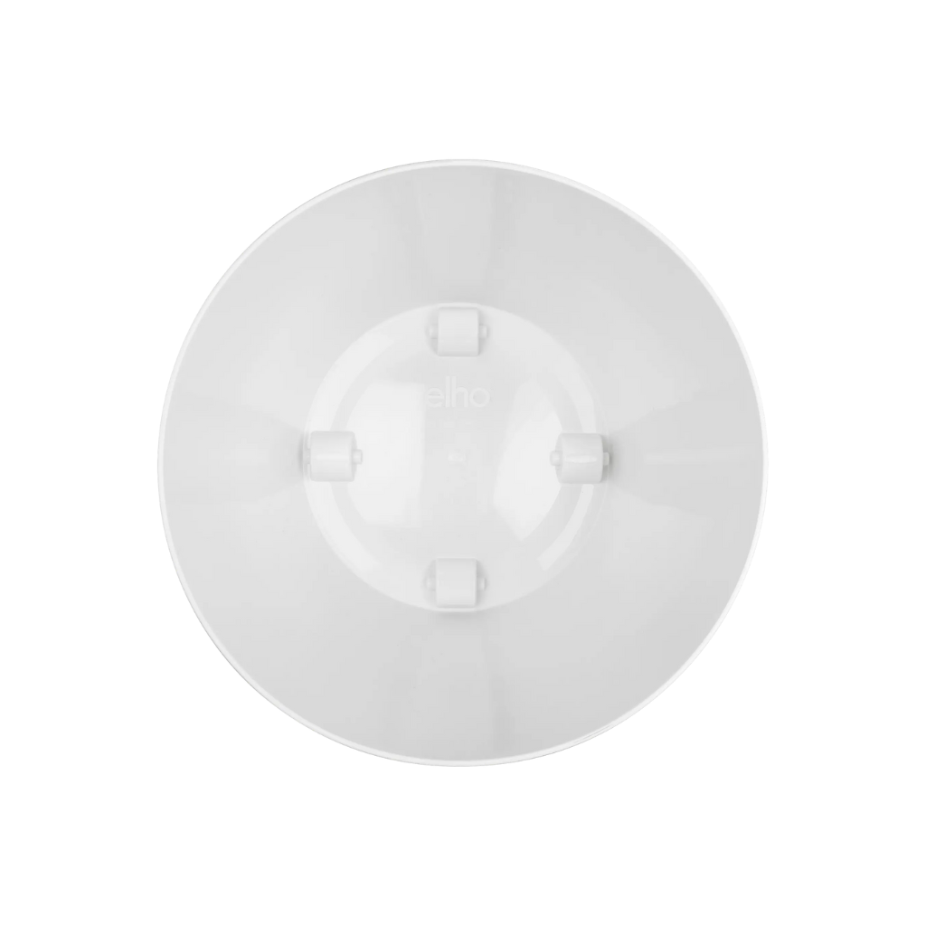 Elho Brussels Rond Wielen 40cm Wit