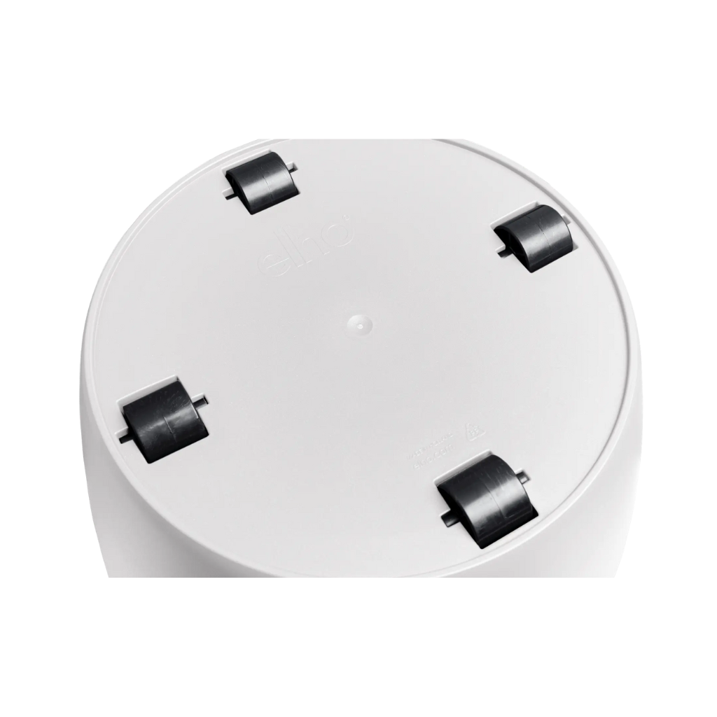 Elho Brussels Rond Wielen 40cm Wit