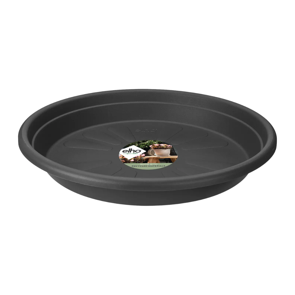 Elho Plantenschotel Universele Rond Antraciet 15 x 2 cm