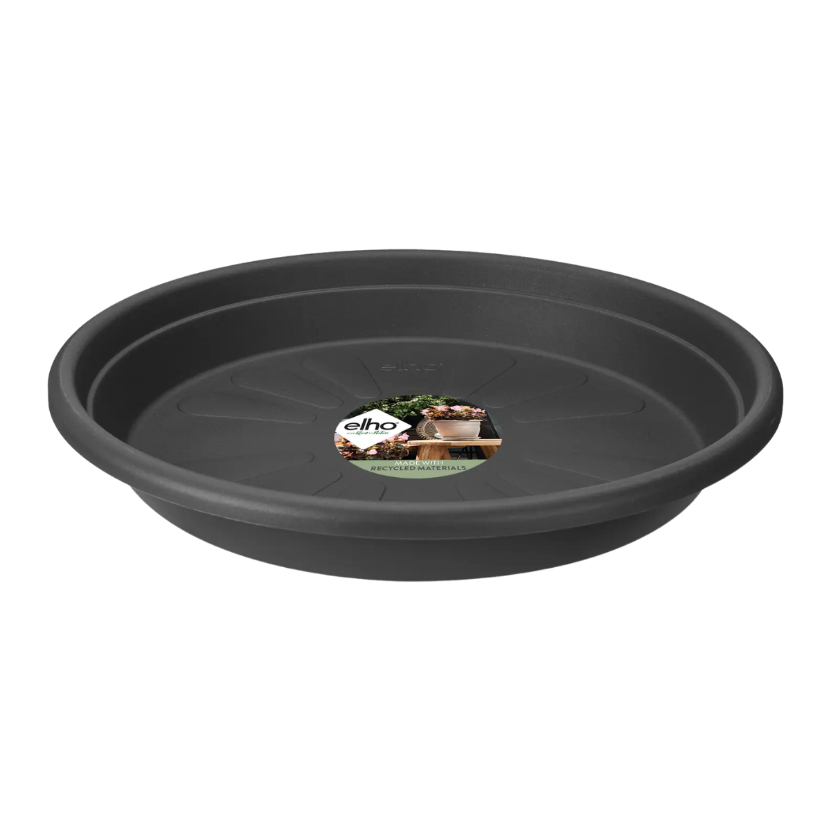 Elho Plantenschotel Universele Rond Antraciet 17 x 3 cm