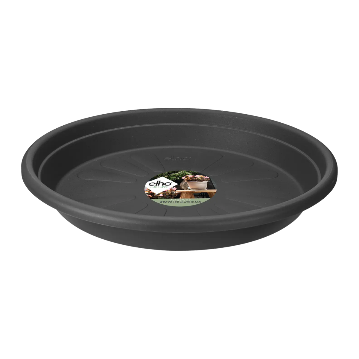 Elho Plantenschotel Universele Rond Antraciet 27 x 4 cm
