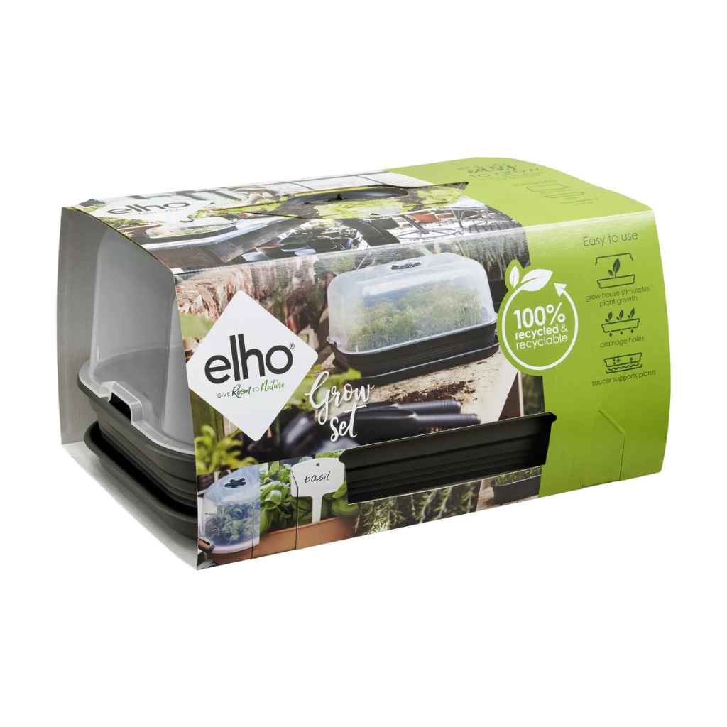 Elho Green Basics kweekset M zwart