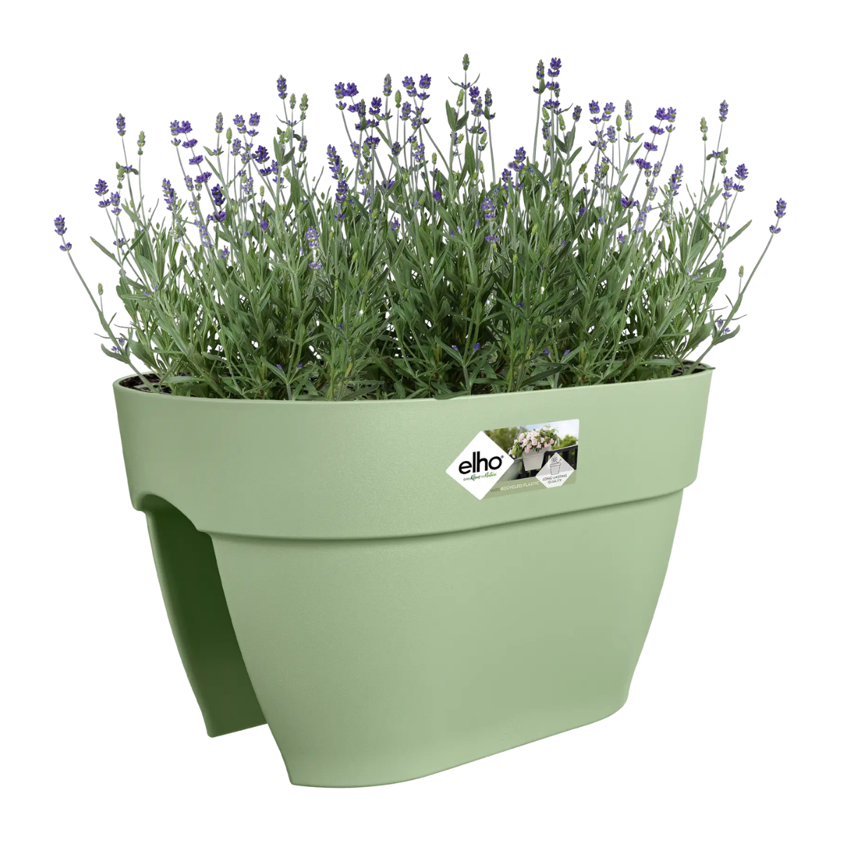 Elho Balkonbak Vibia Campana Flower Bridge Pistachegroen 40 x 26 x 22 cm