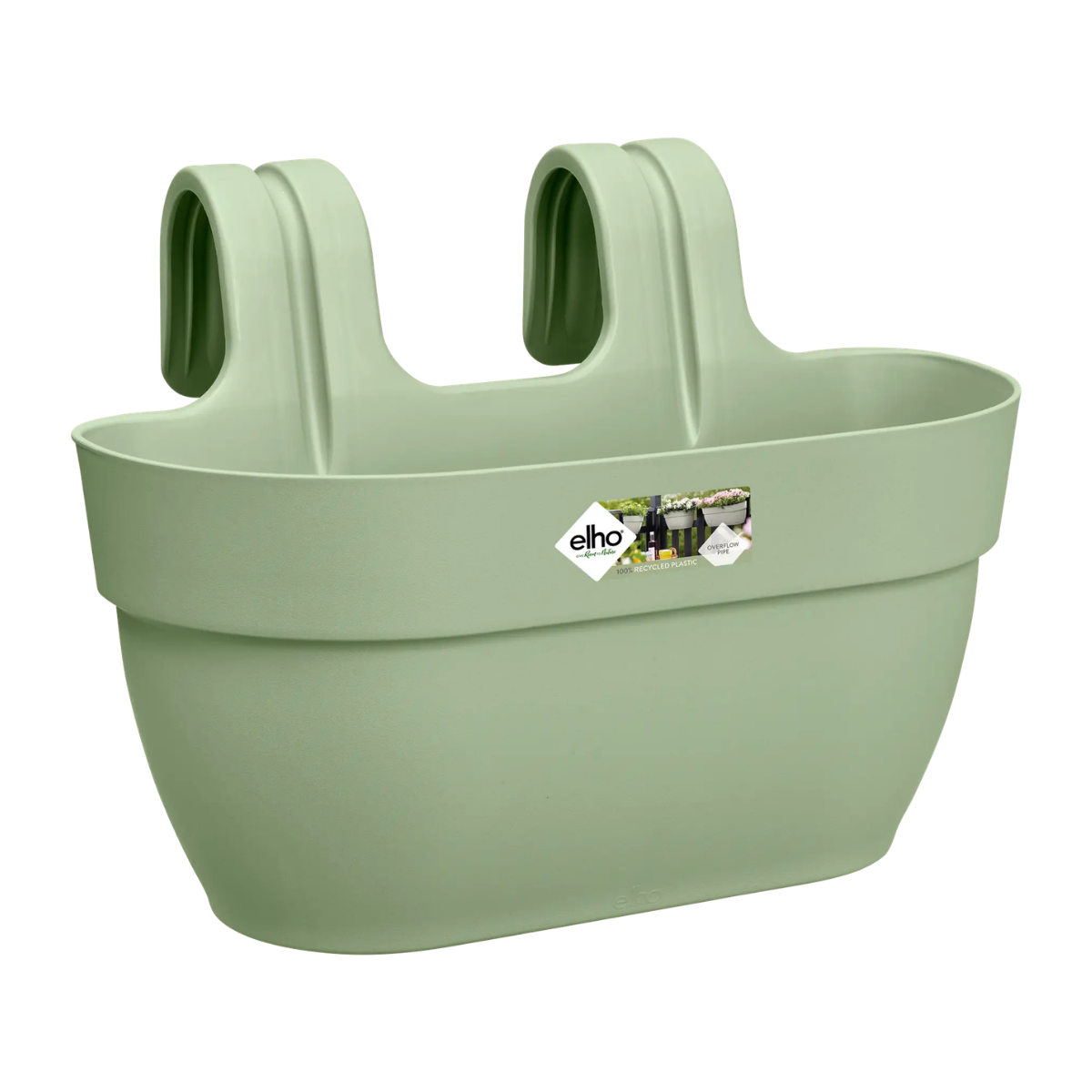 Elho Balkonbak Vibia Campana Easy Hanger Medium Pistachegroen 36 x 27 x 24 cm